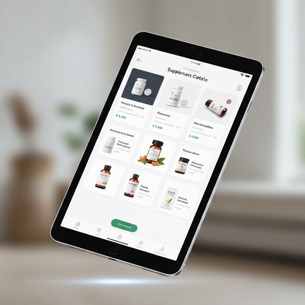 Digitaler Katalog für tägliche Routine